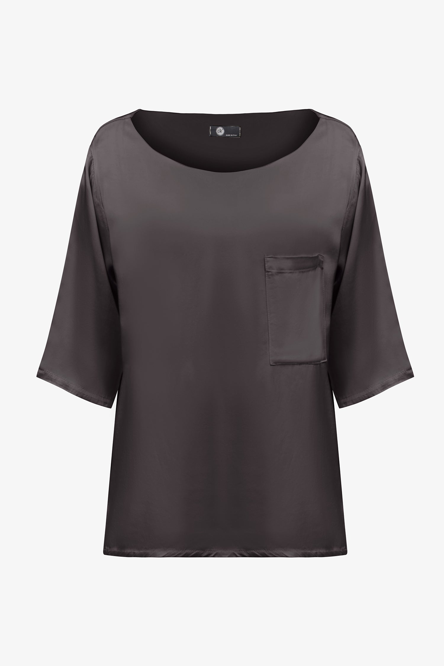 Silky Pocket Blouse