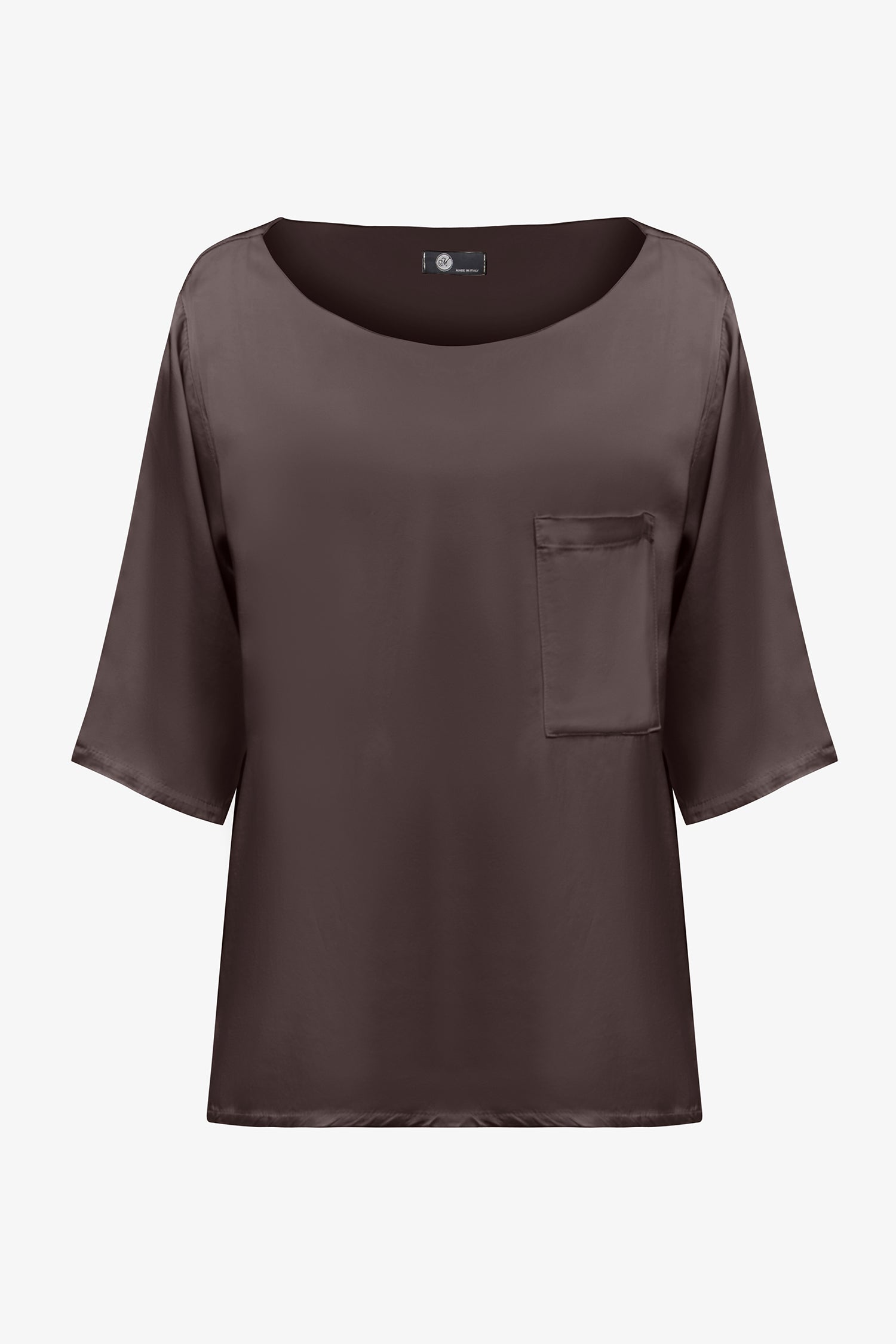 Silky Pocket Blouse