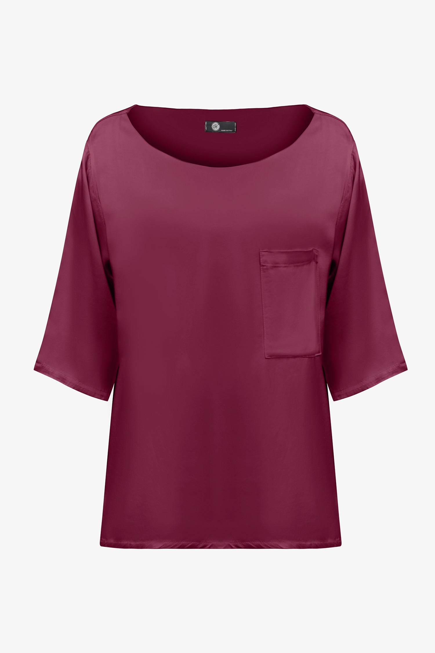 Silky Pocket Blouse