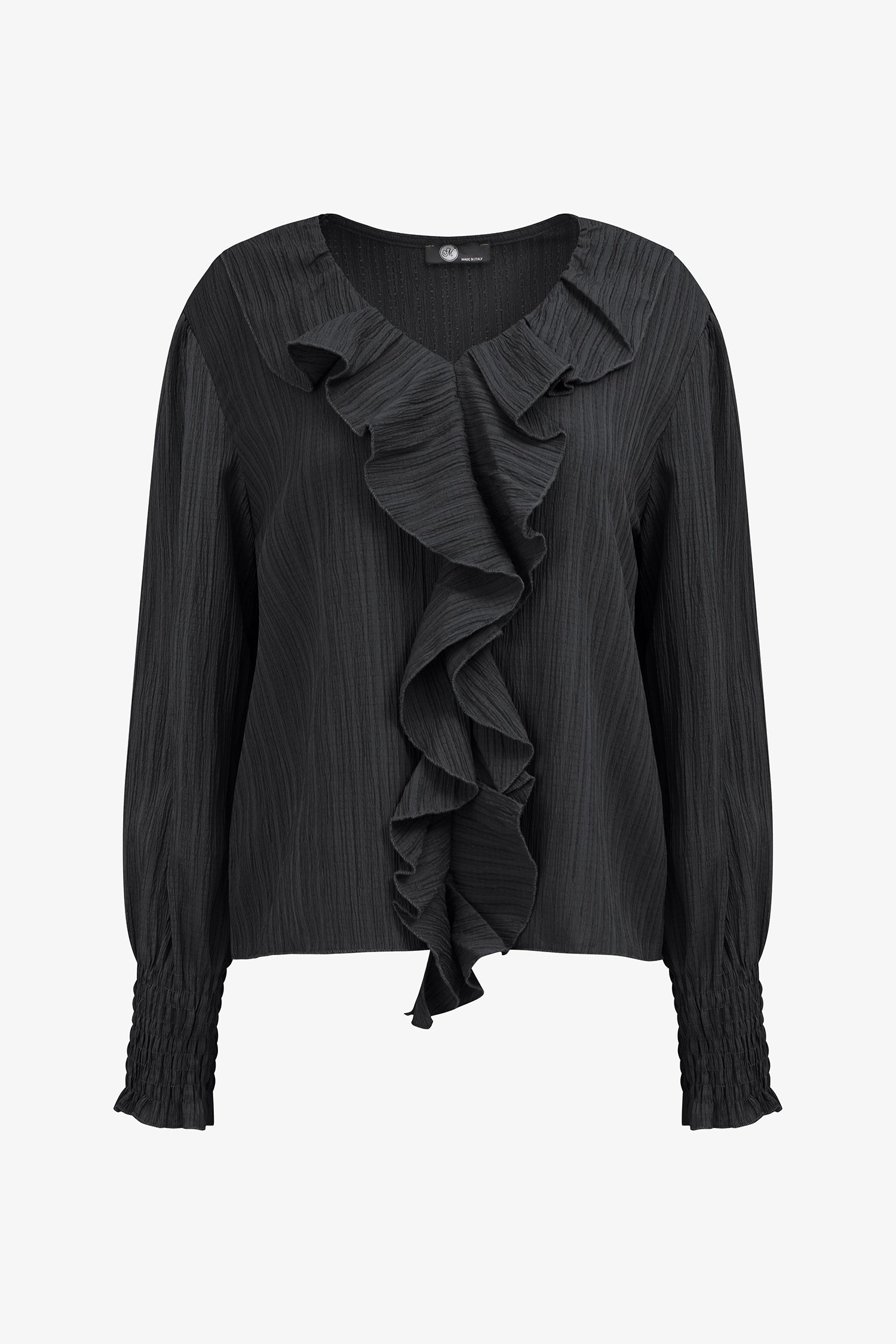 Ruffled Front Blouse