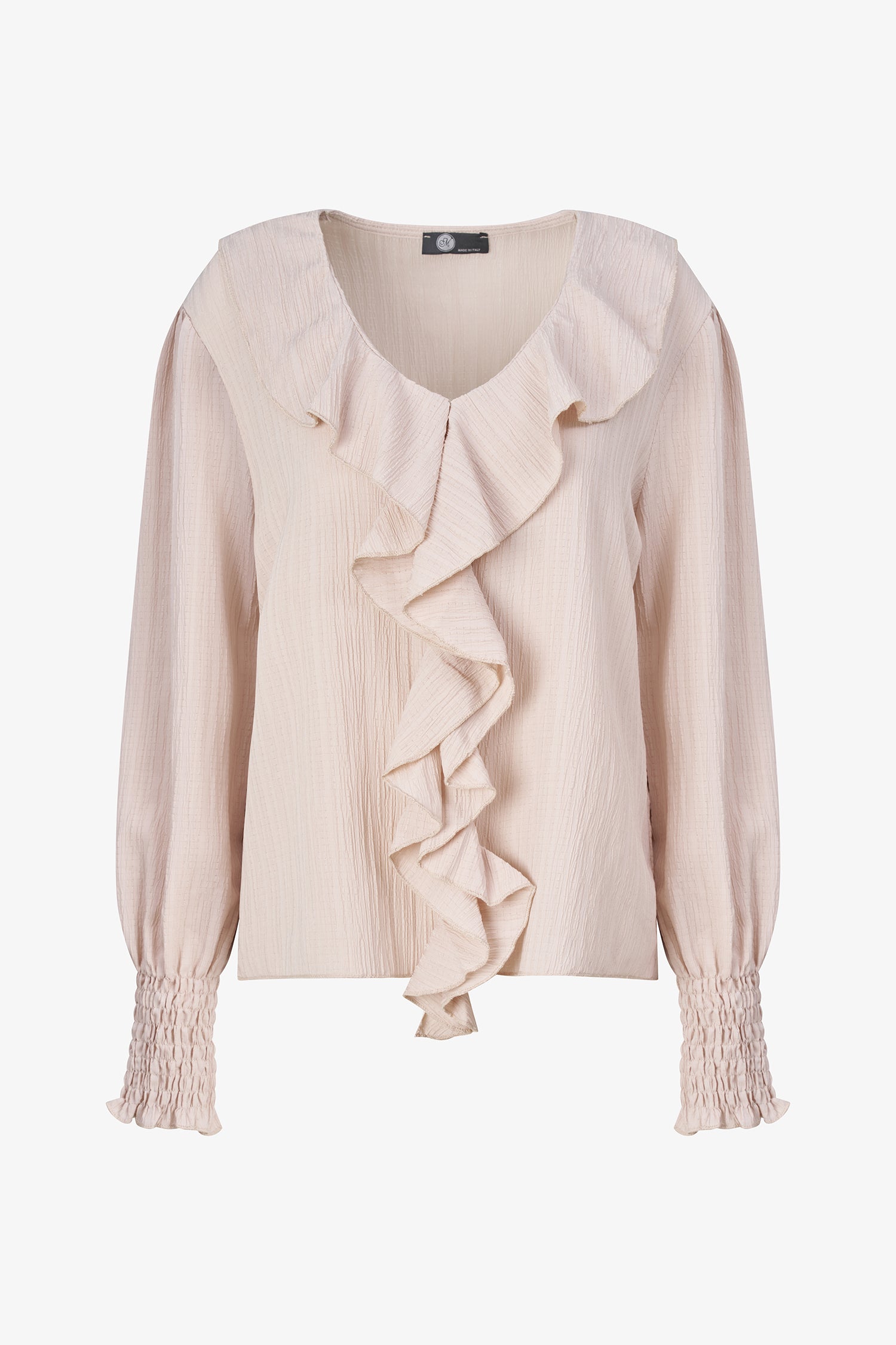 Ruffled Front Blouse
