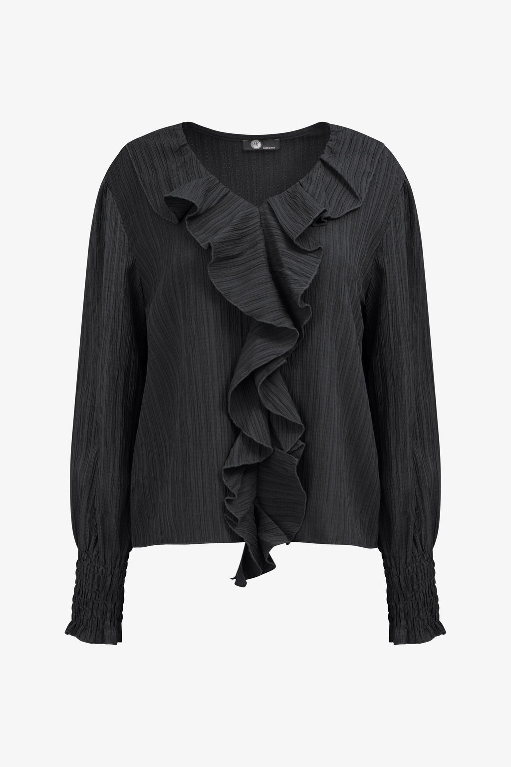 Ruffled Front Blouse