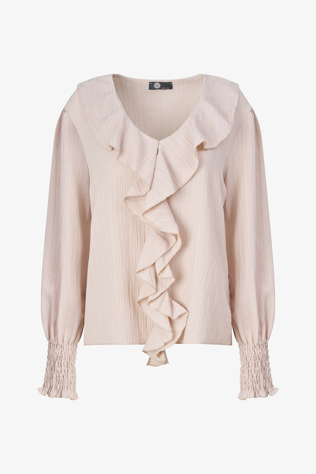 Ruffled Front Blouse