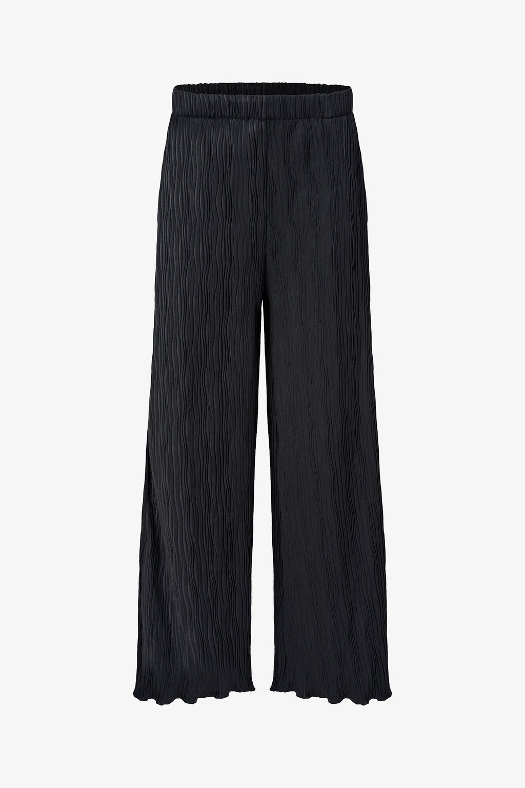 Textured Wide Pants
