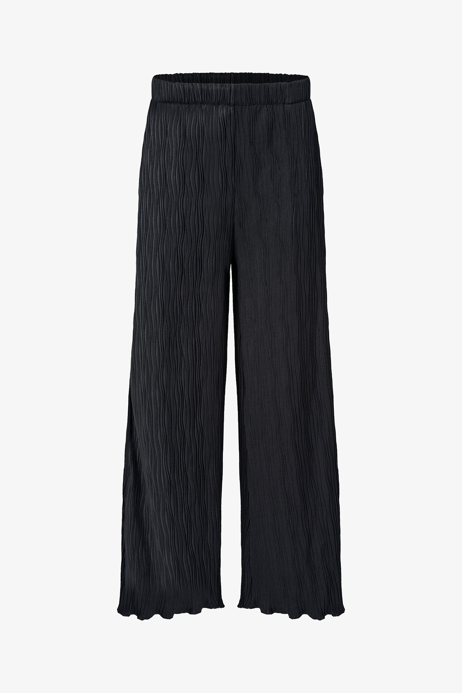 Textured Wide Pants