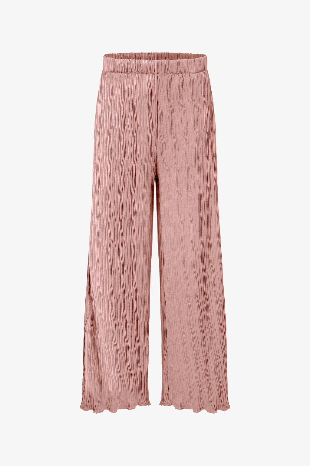 Textured Wide Pants