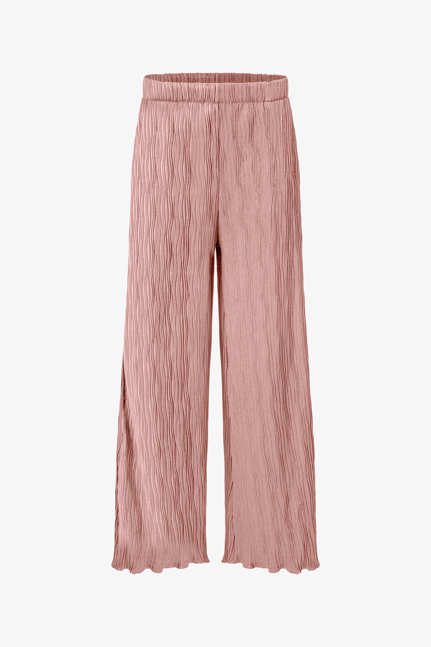 Textured Wide Pants