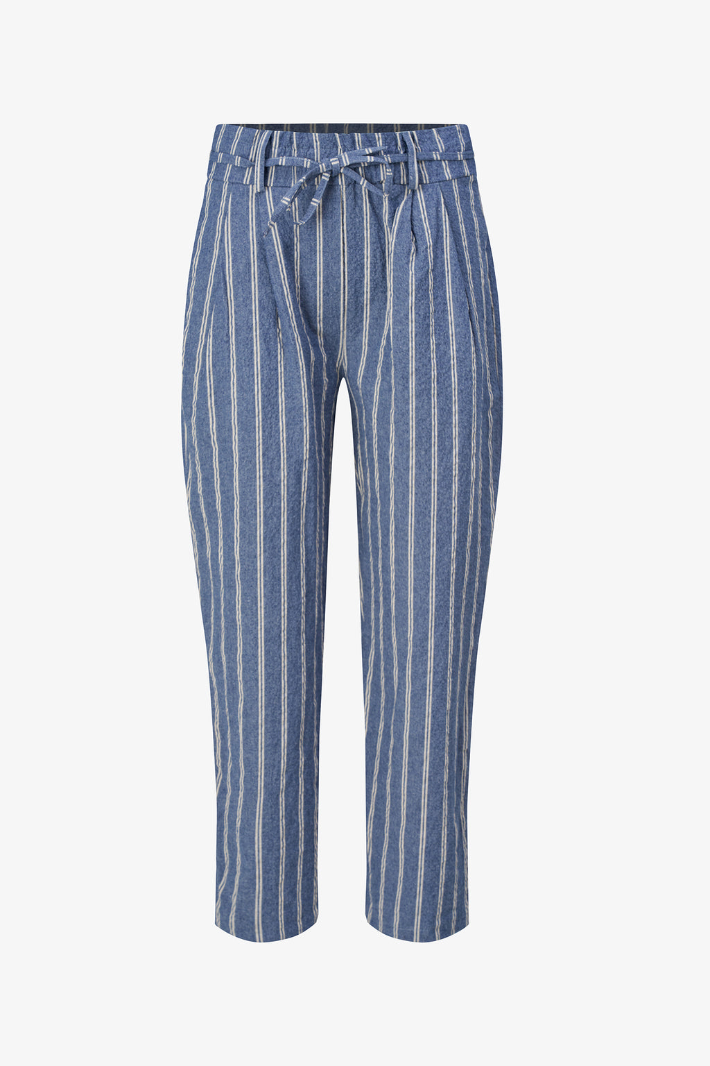 Striped Belted Pants