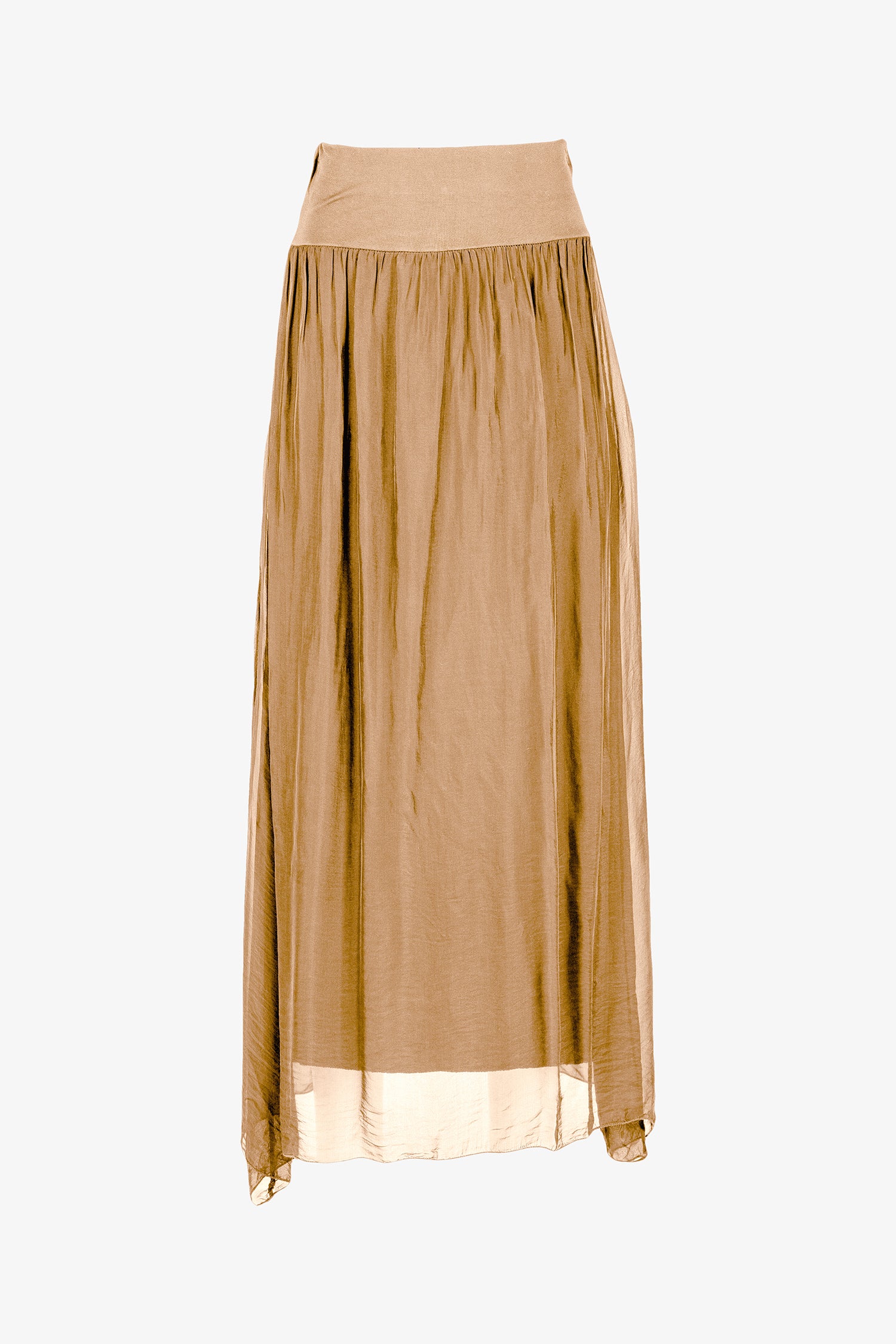Black Sheer Maxi Skirt