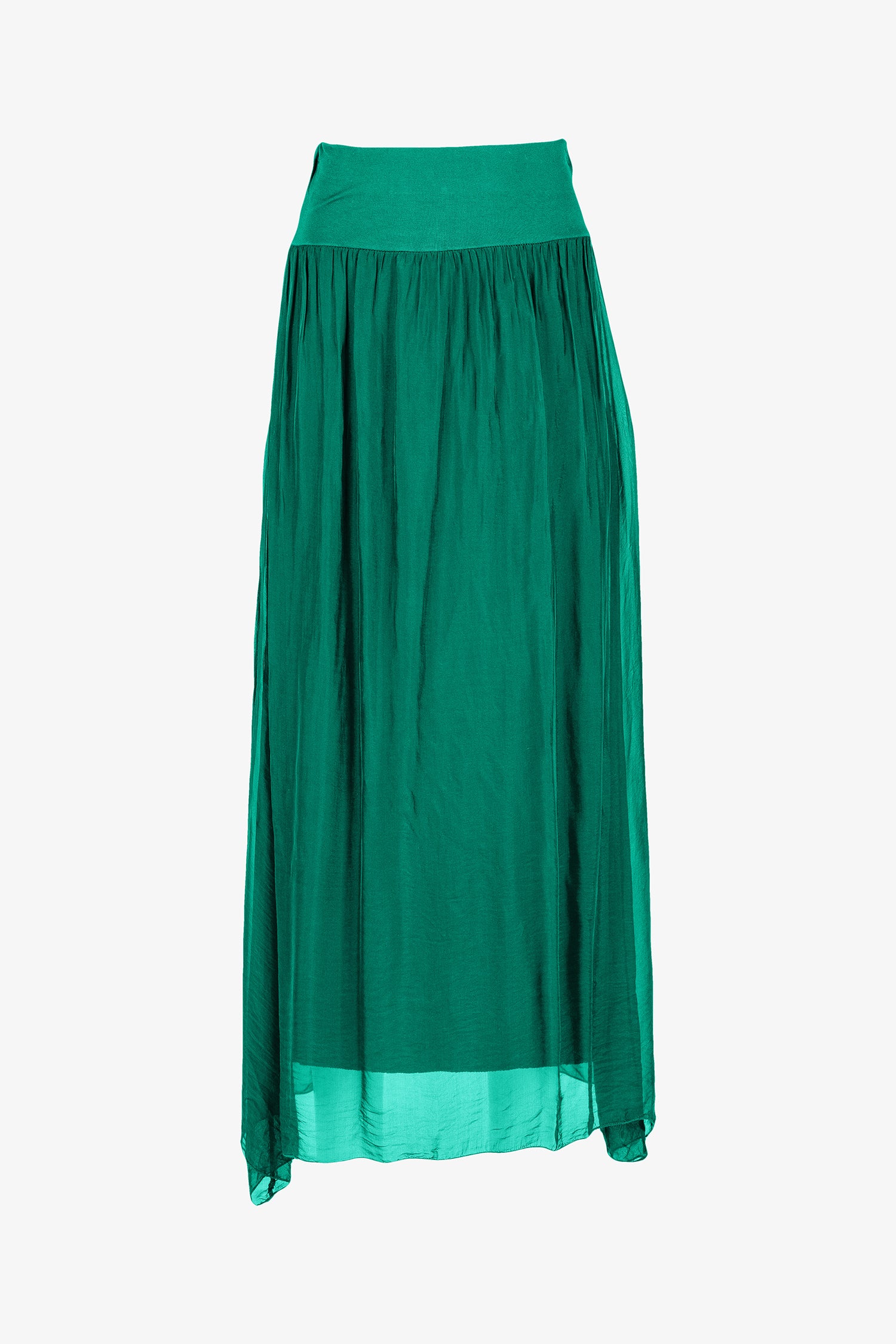 Black Sheer Maxi Skirt