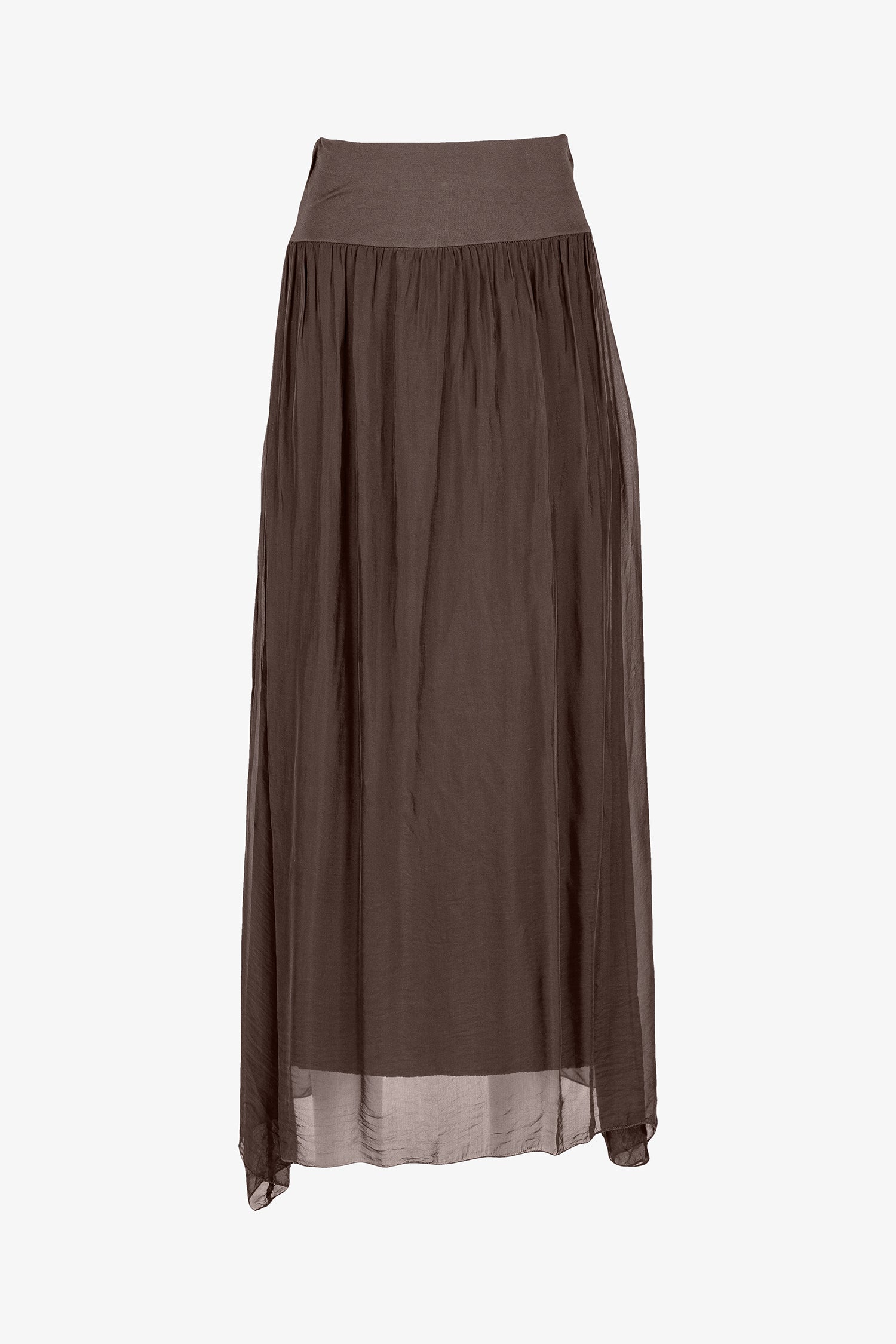 Black Sheer Maxi Skirt