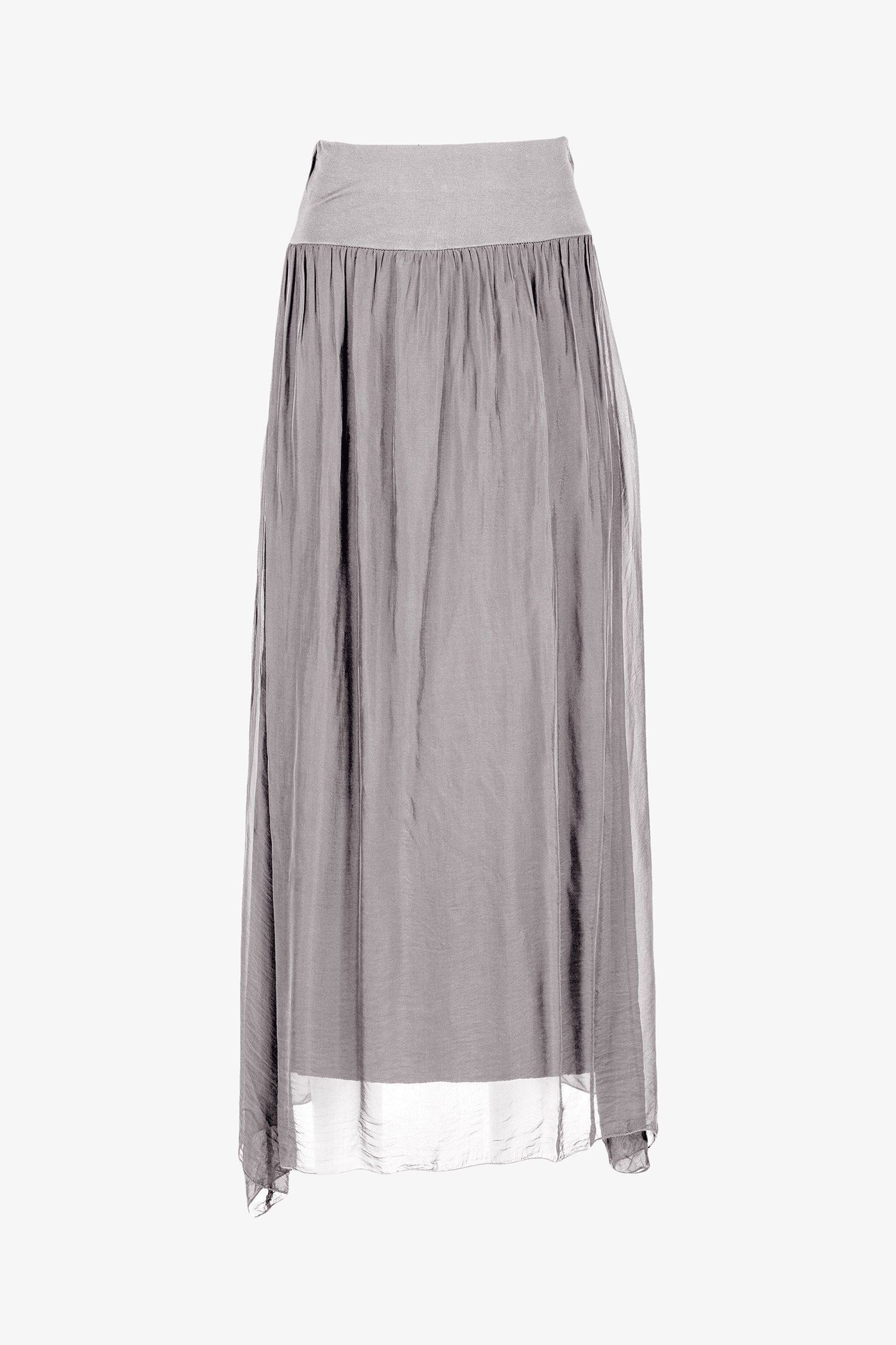 Black Sheer Maxi Skirt