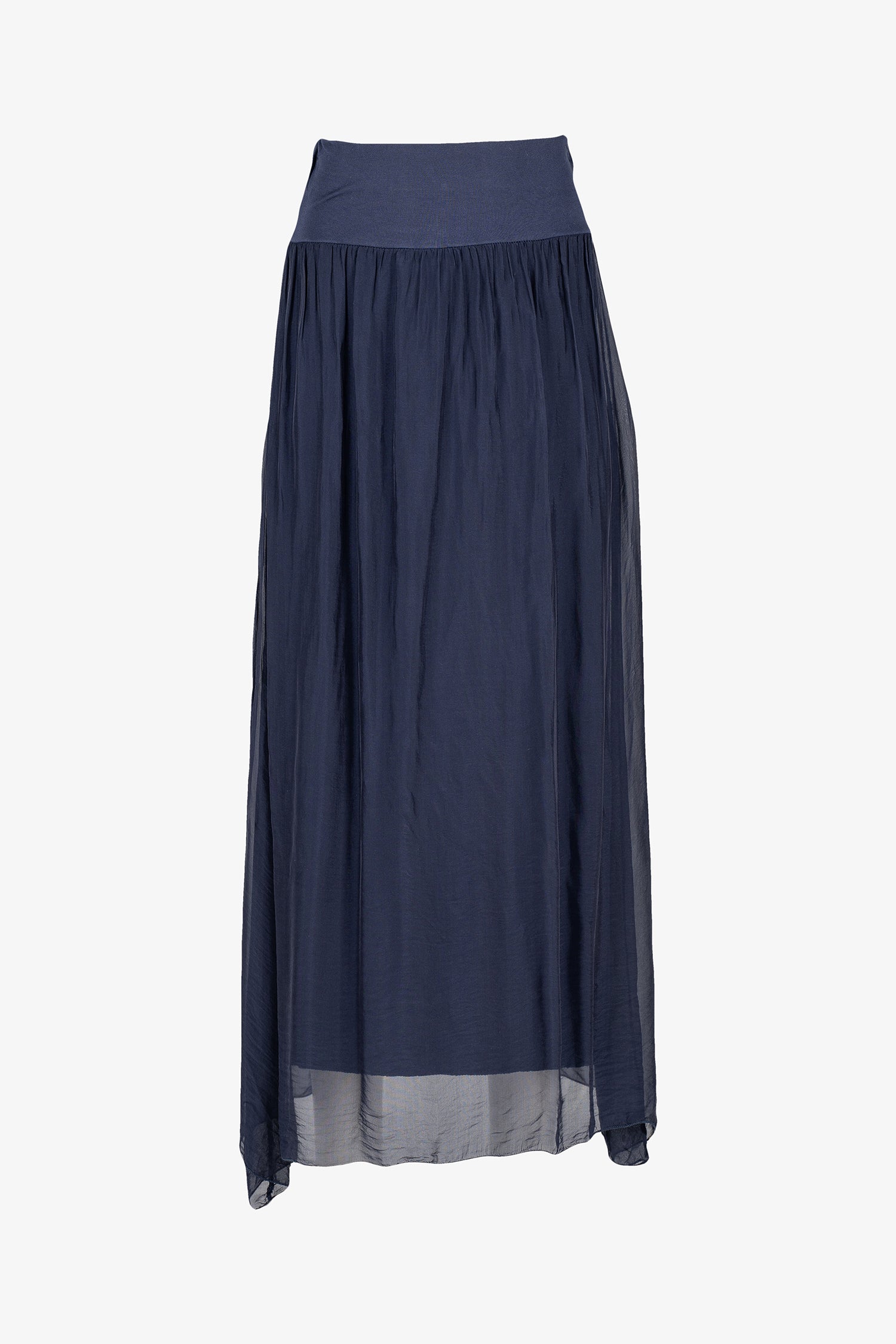 Black Sheer Maxi Skirt