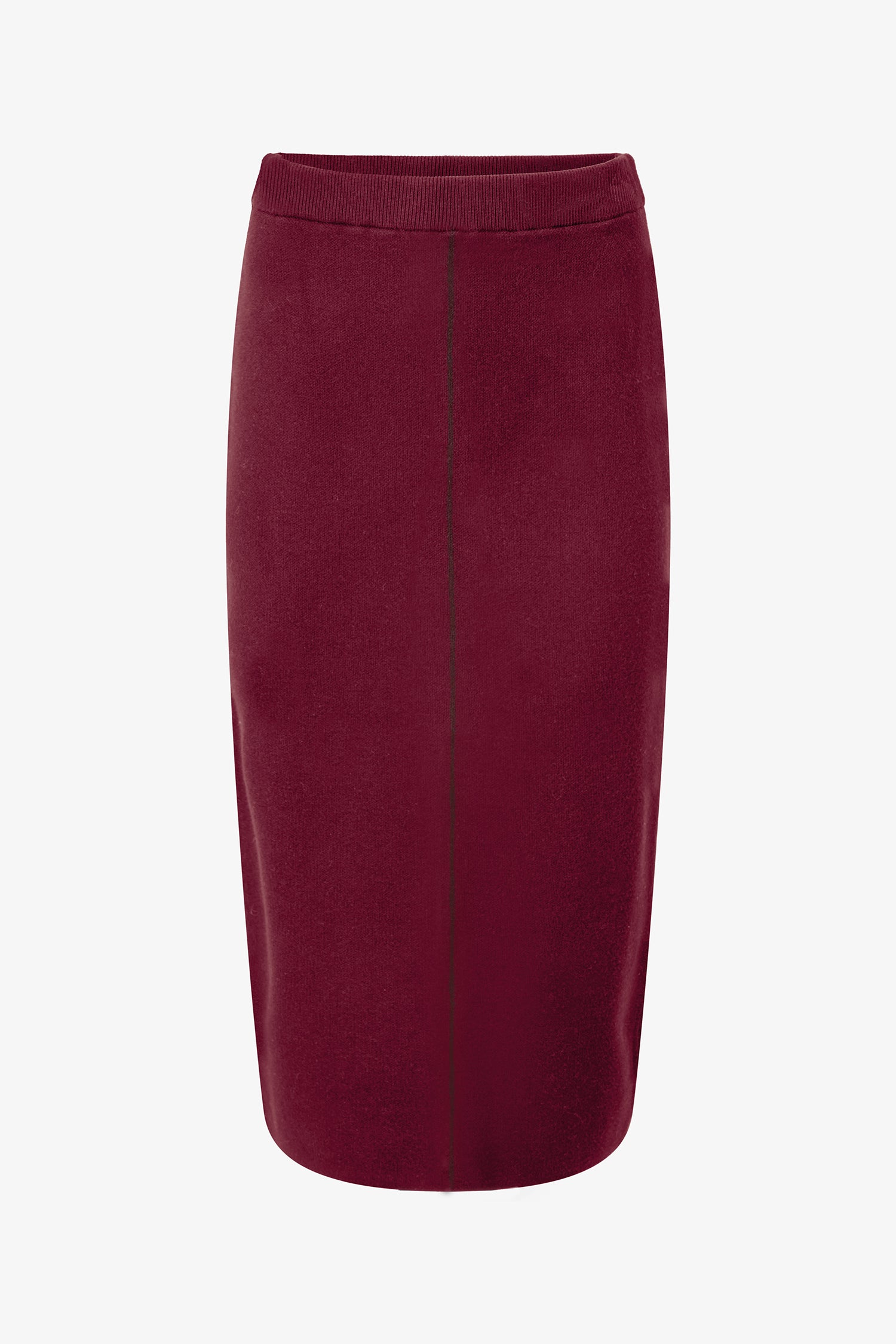 Black Pencil Knit Skirt