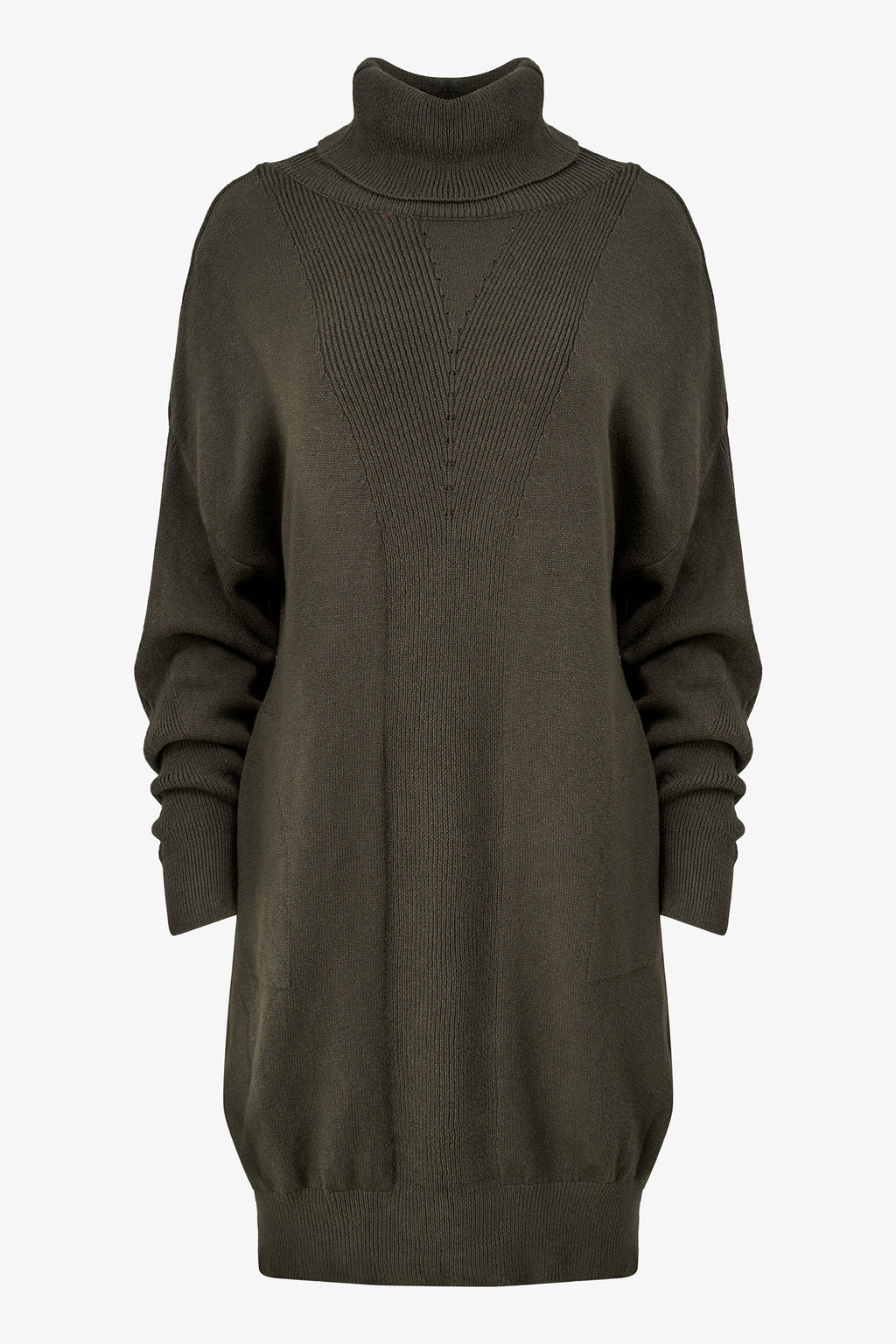 Turtleneck Knit Dress