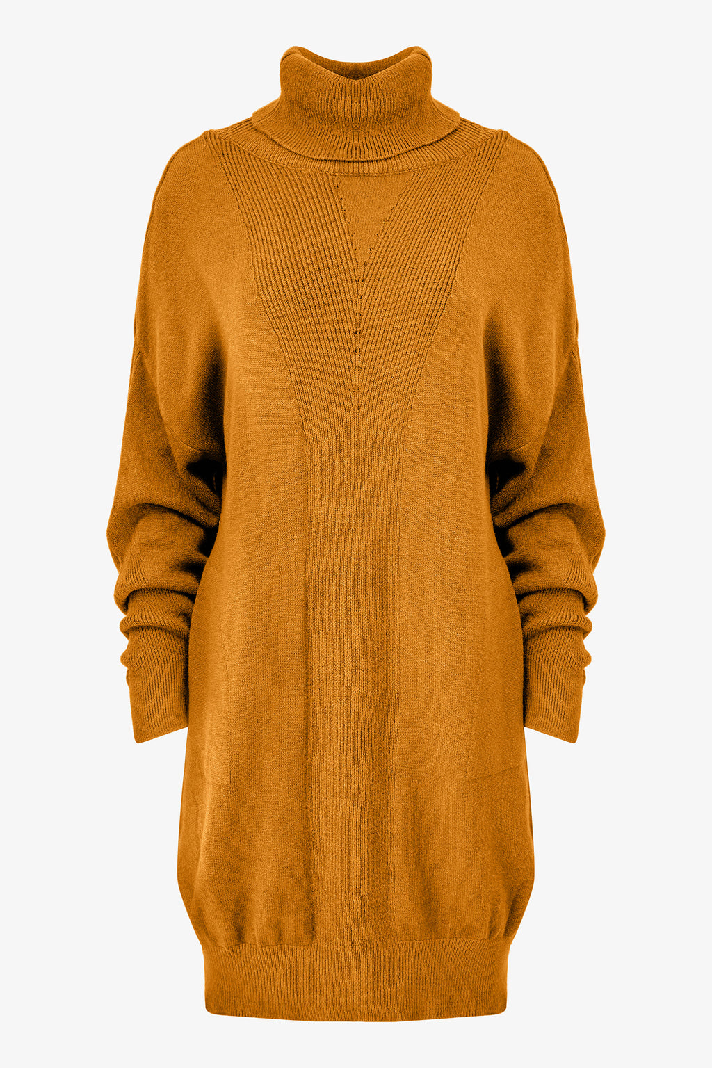 Turtleneck Knit Dress