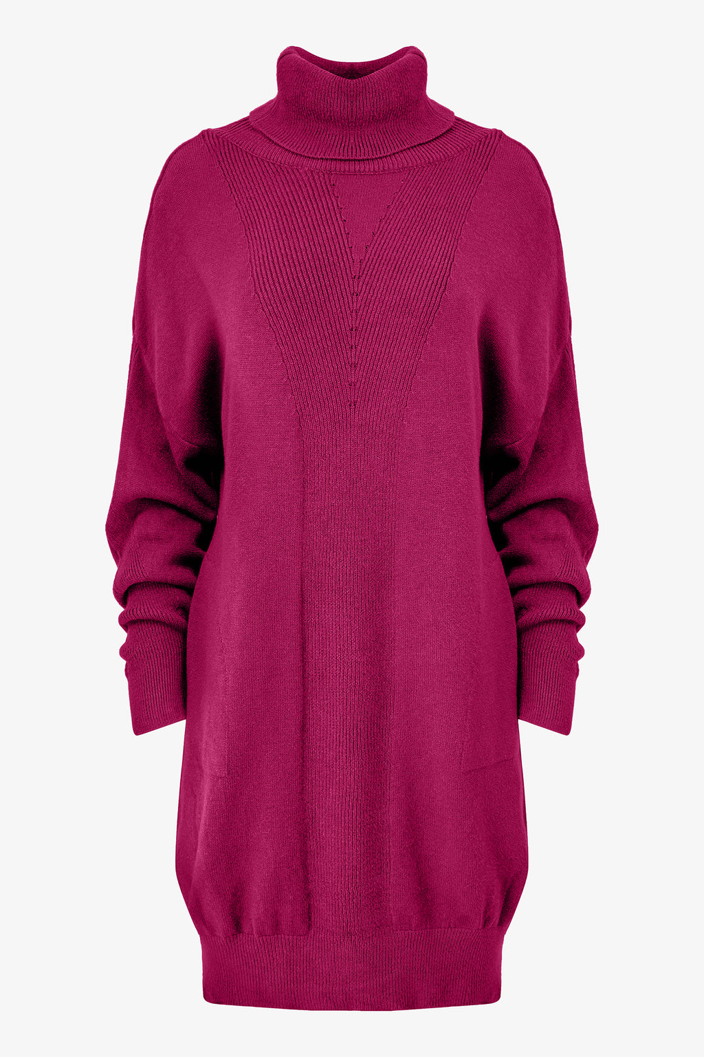 Turtleneck Knit Dress