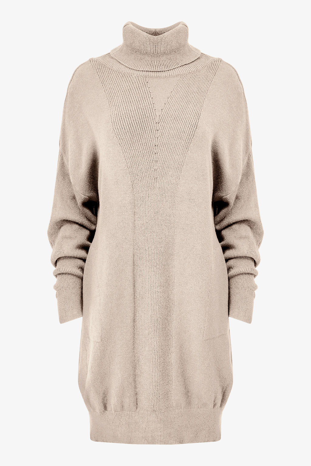 Turtleneck Knit Dress