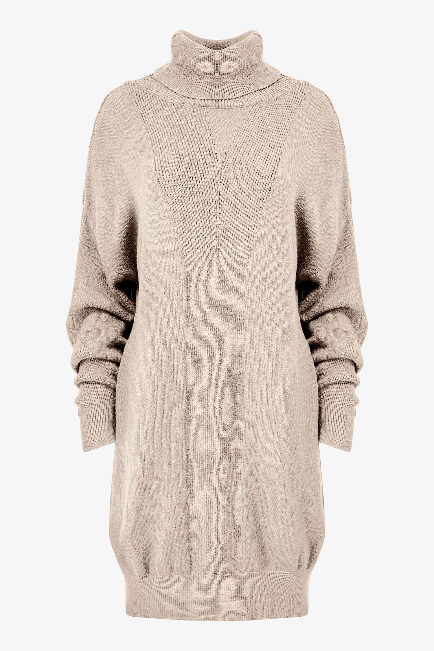 Turtleneck Knit Dress
