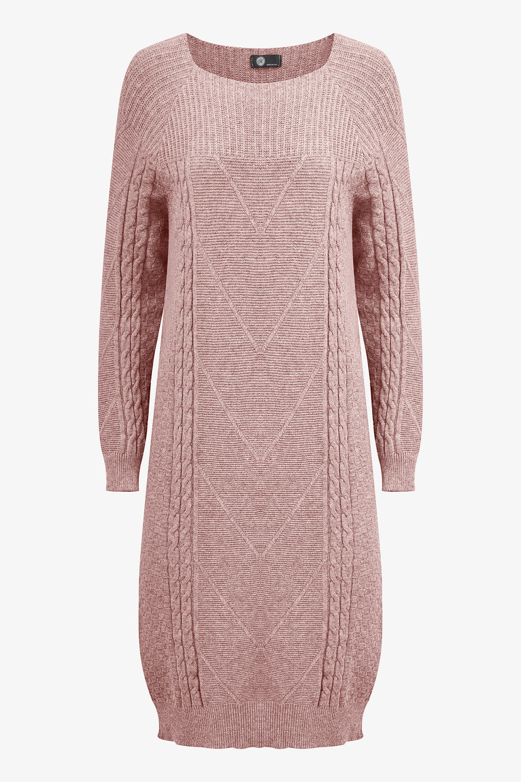 Cable Knit Sweater Dress