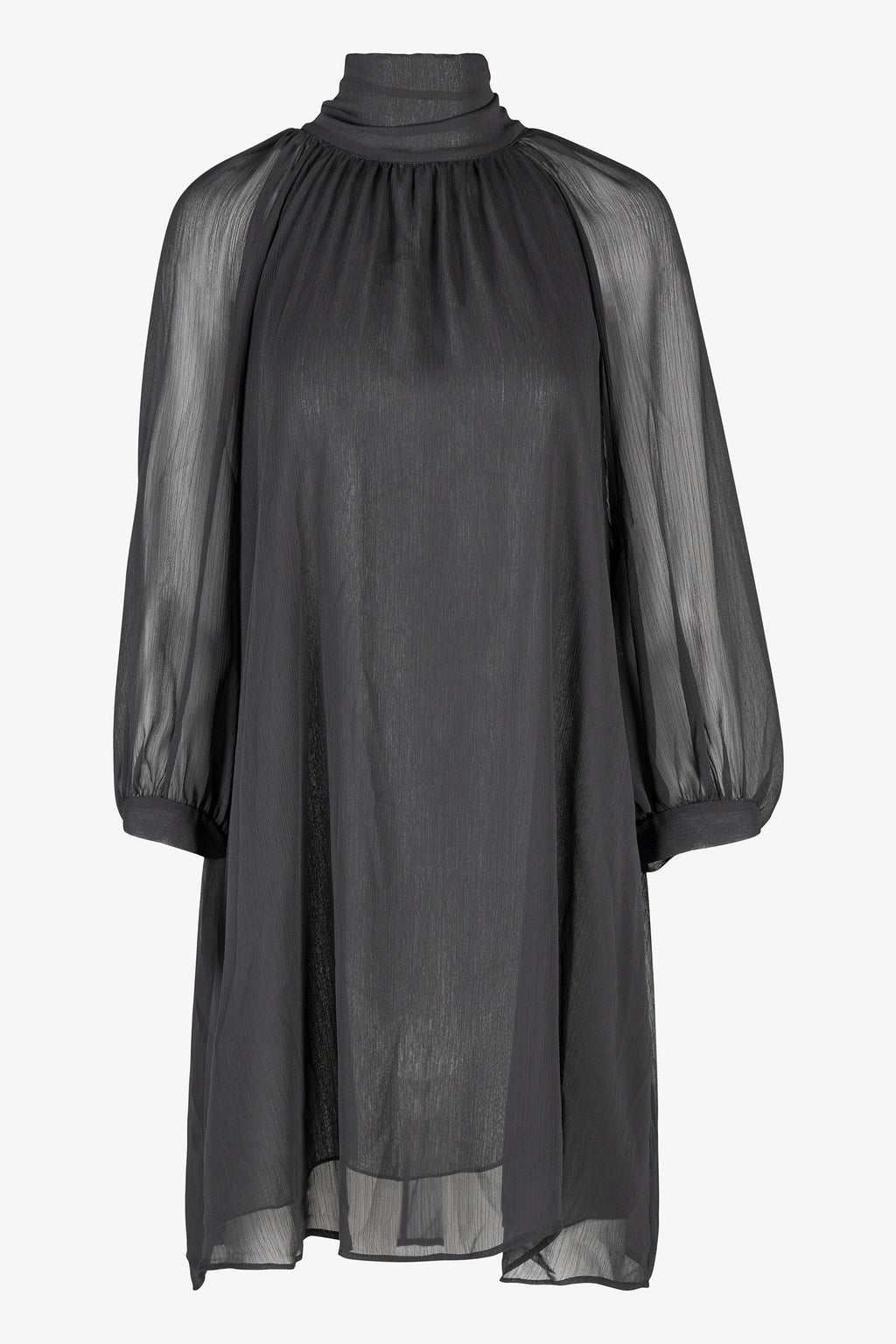 Chiffon Tie Neck Dress