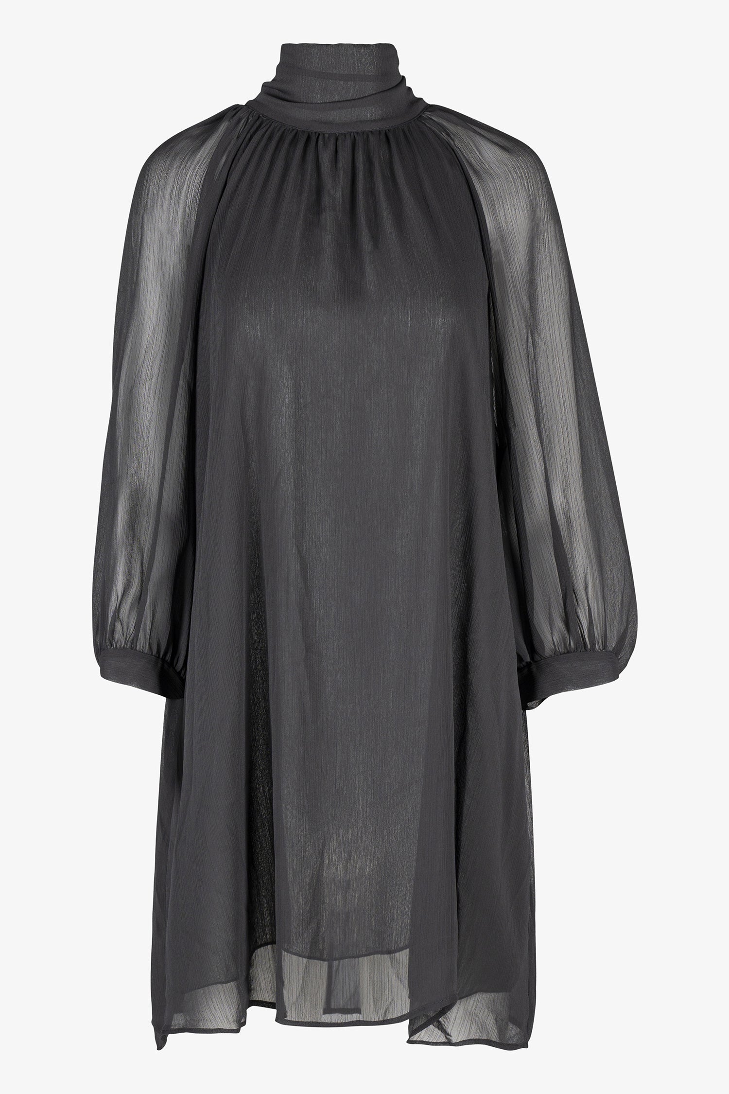 Chiffon Tie Neck Dress