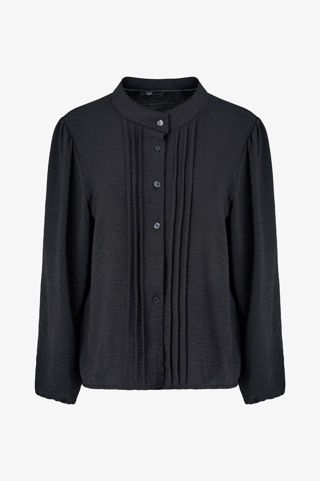 Pleated Button Blouse