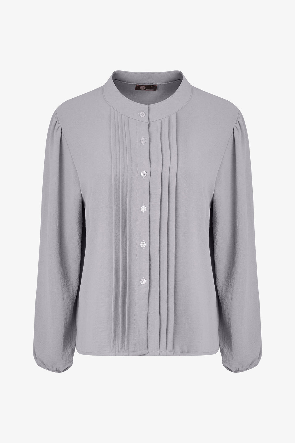 Pleated Button Blouse