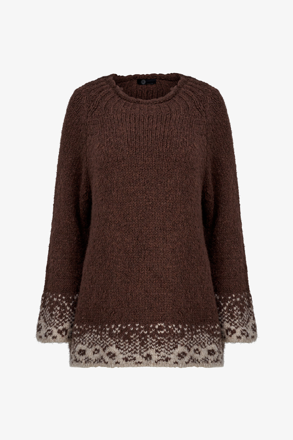 Fair Isle Hem Sweater