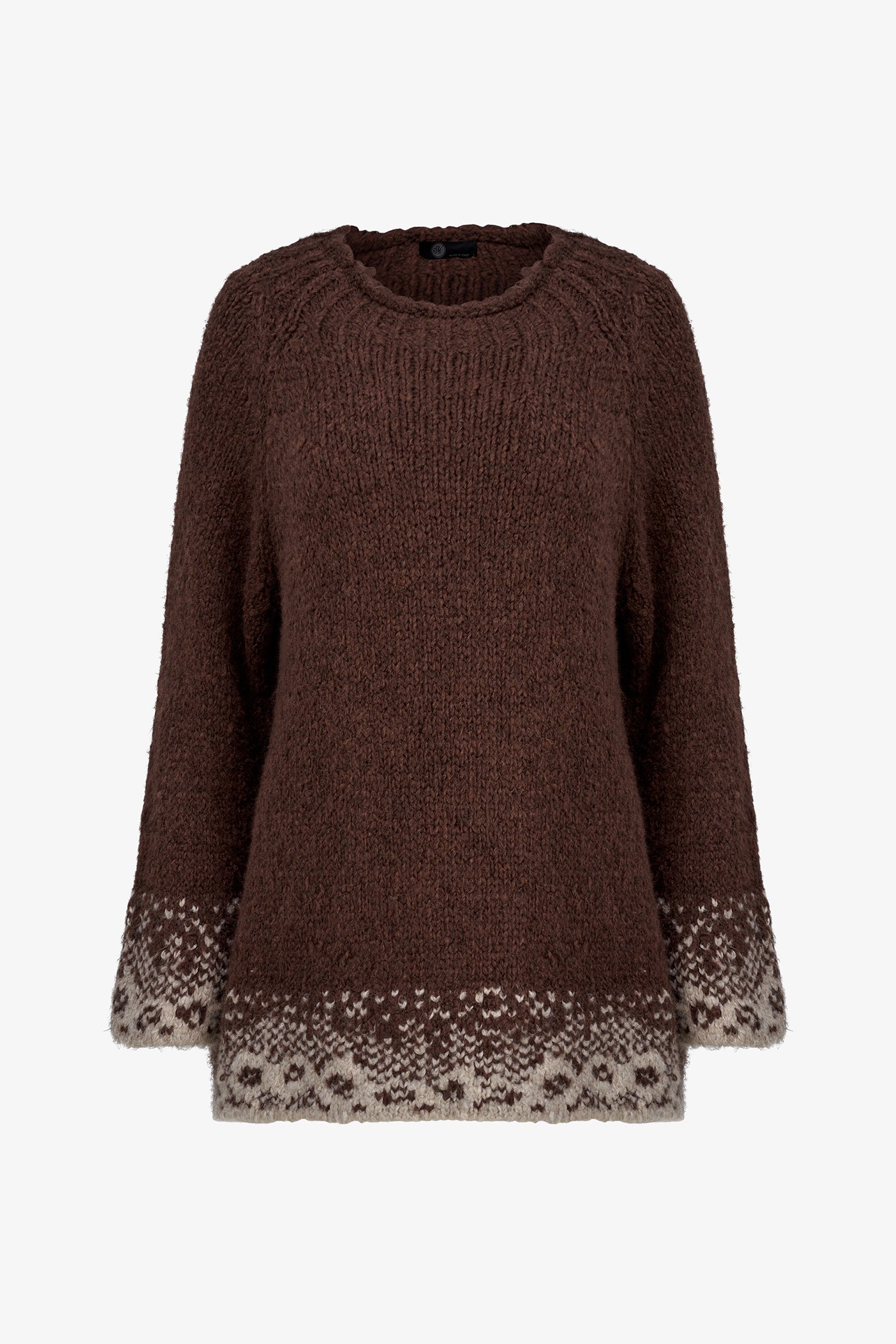 Fair Isle Hem Sweater