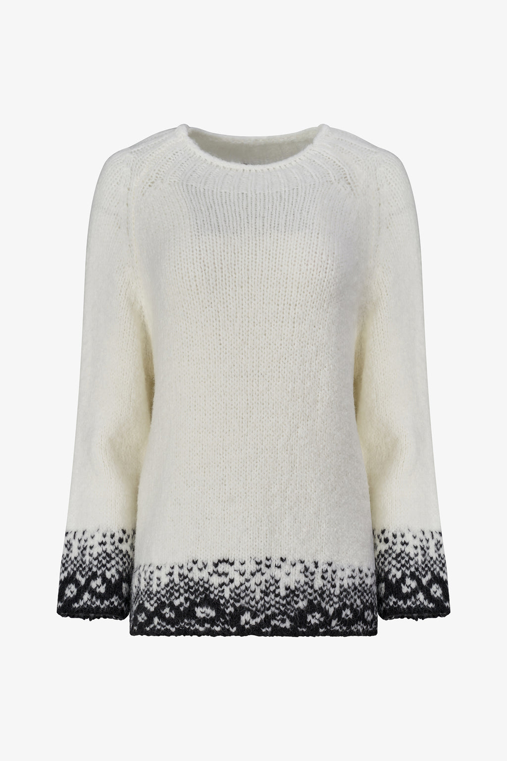 Fair Isle Hem Sweater