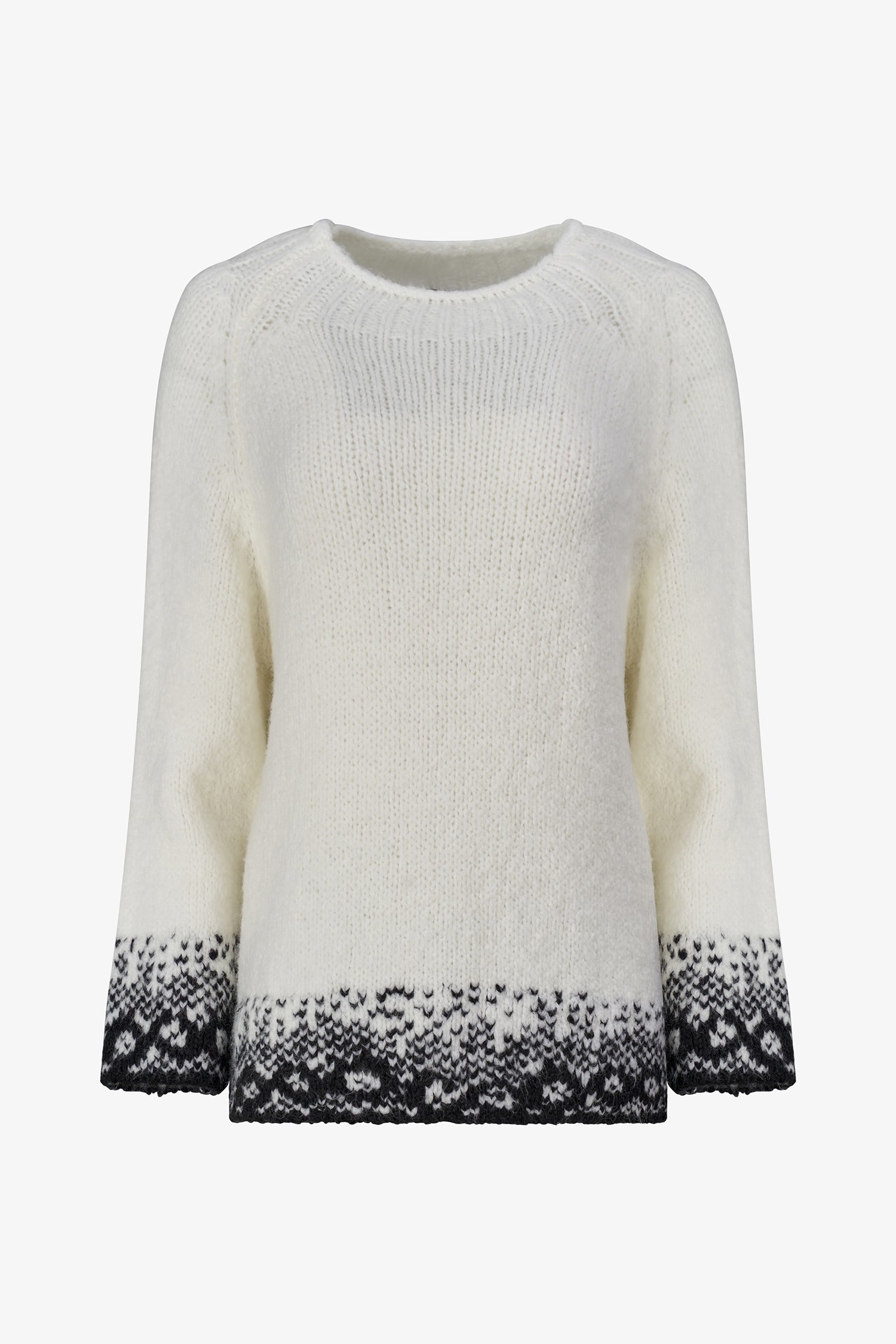 Fair Isle Hem Sweater
