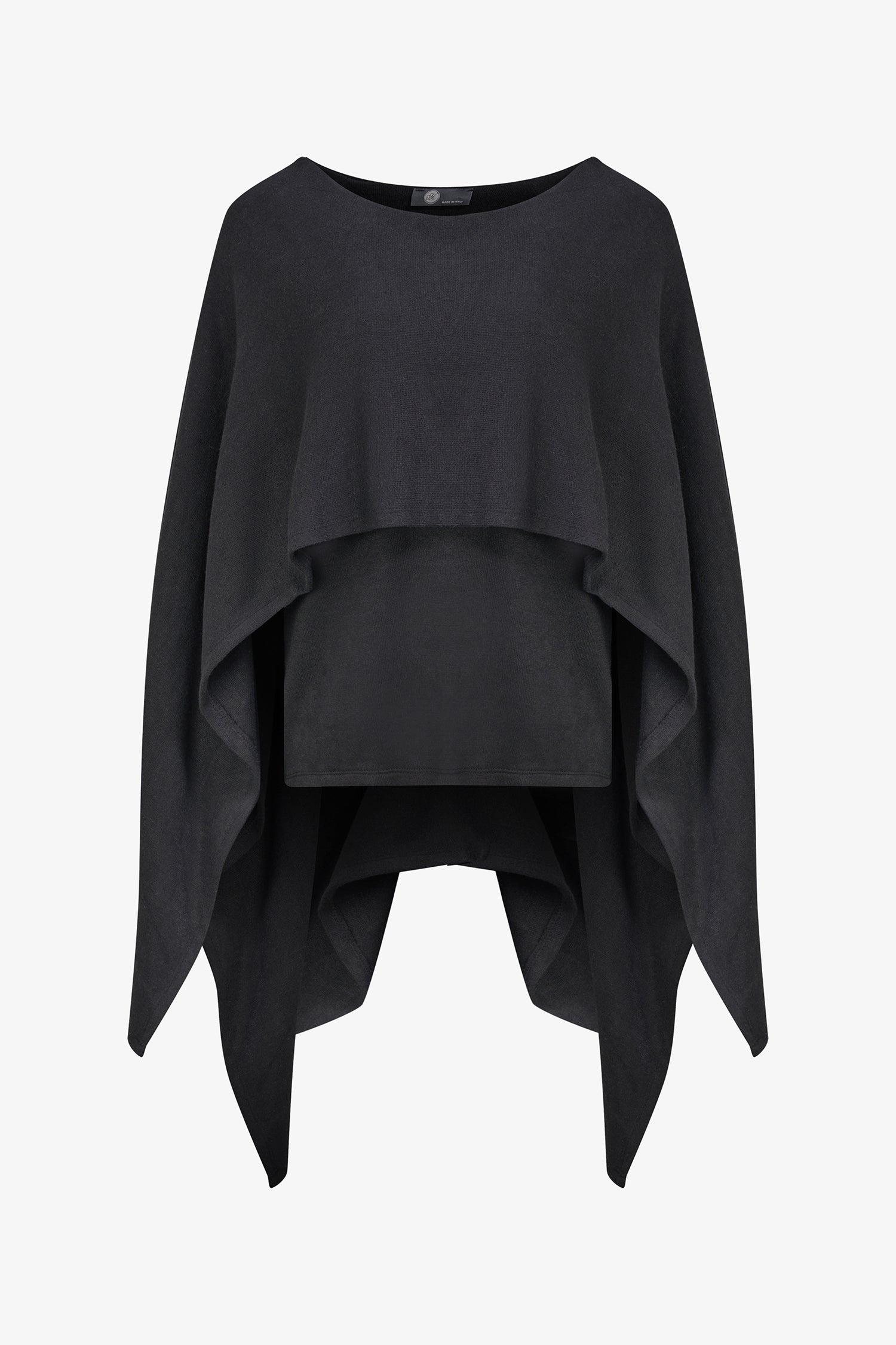 Layered Drape Knit Top Sweater
