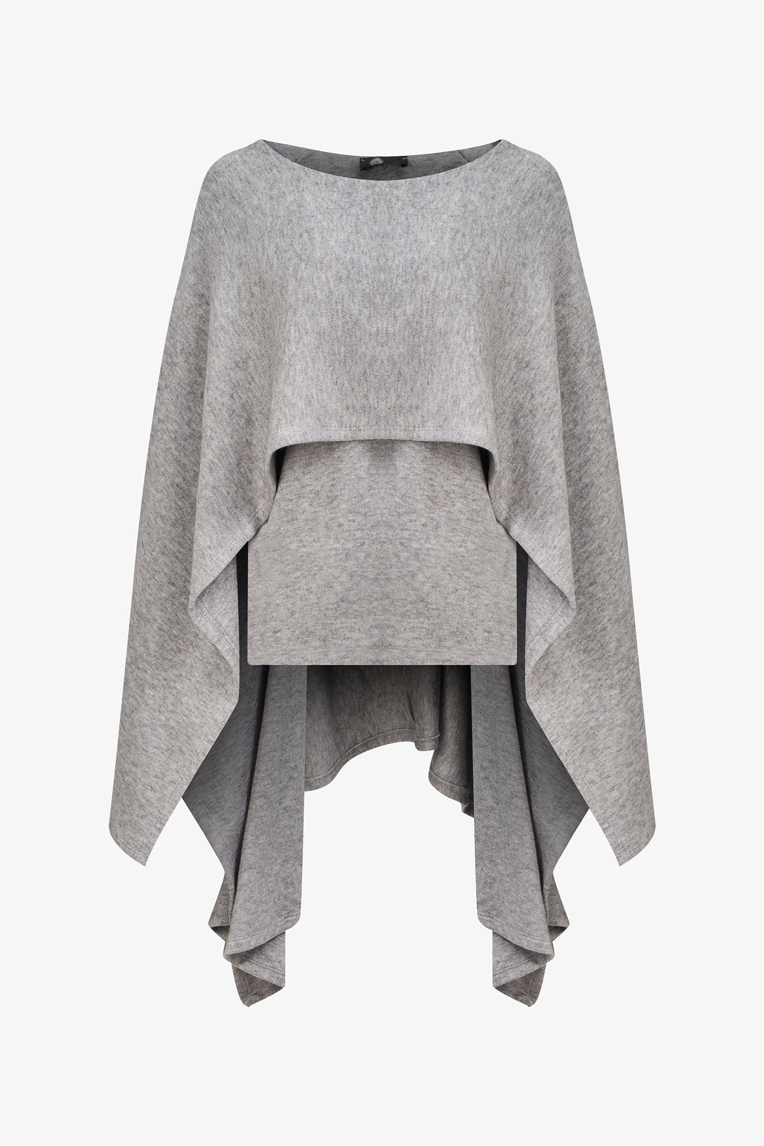 Layered Drape Knit Top Sweater