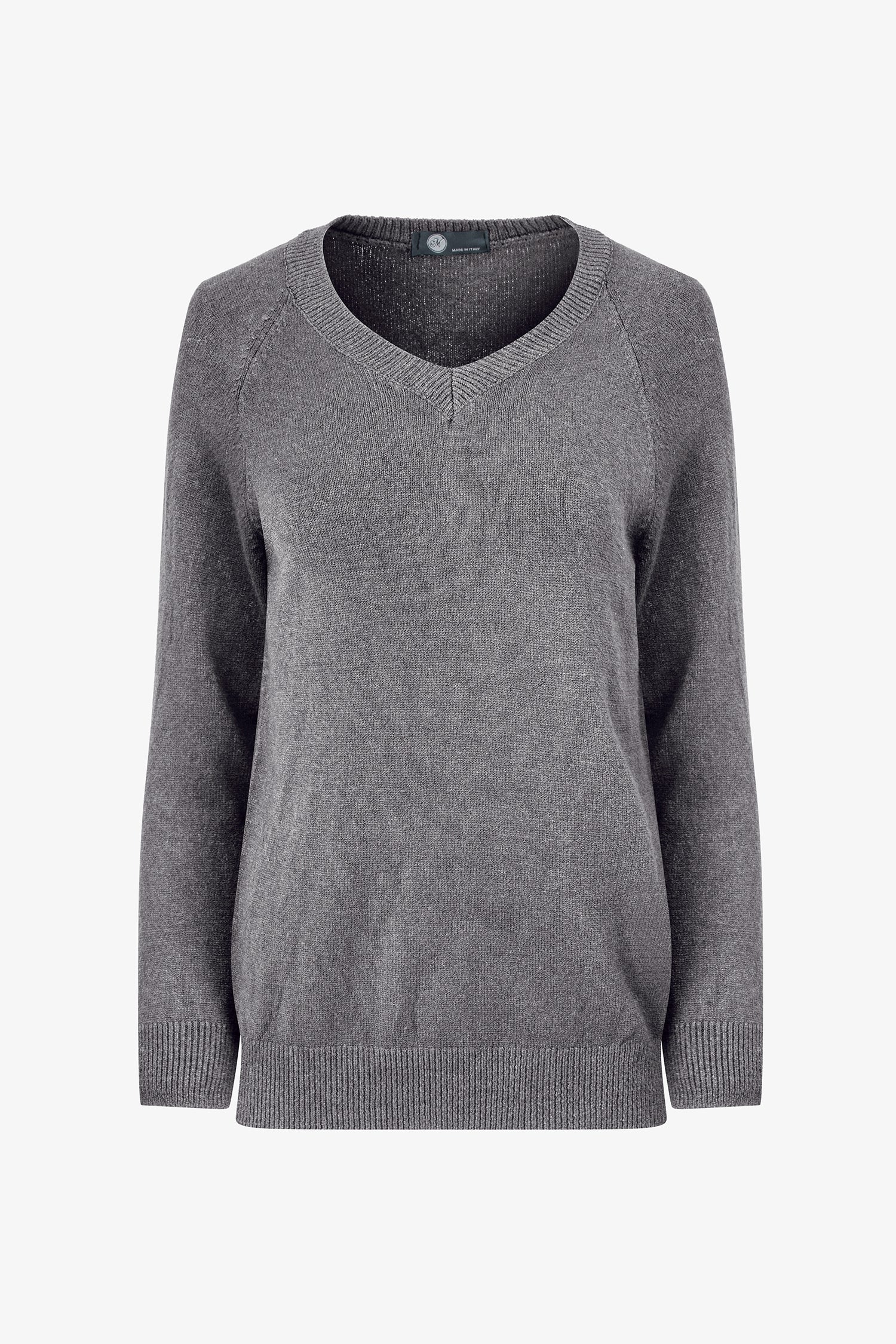 V-Neck Knit Sweater