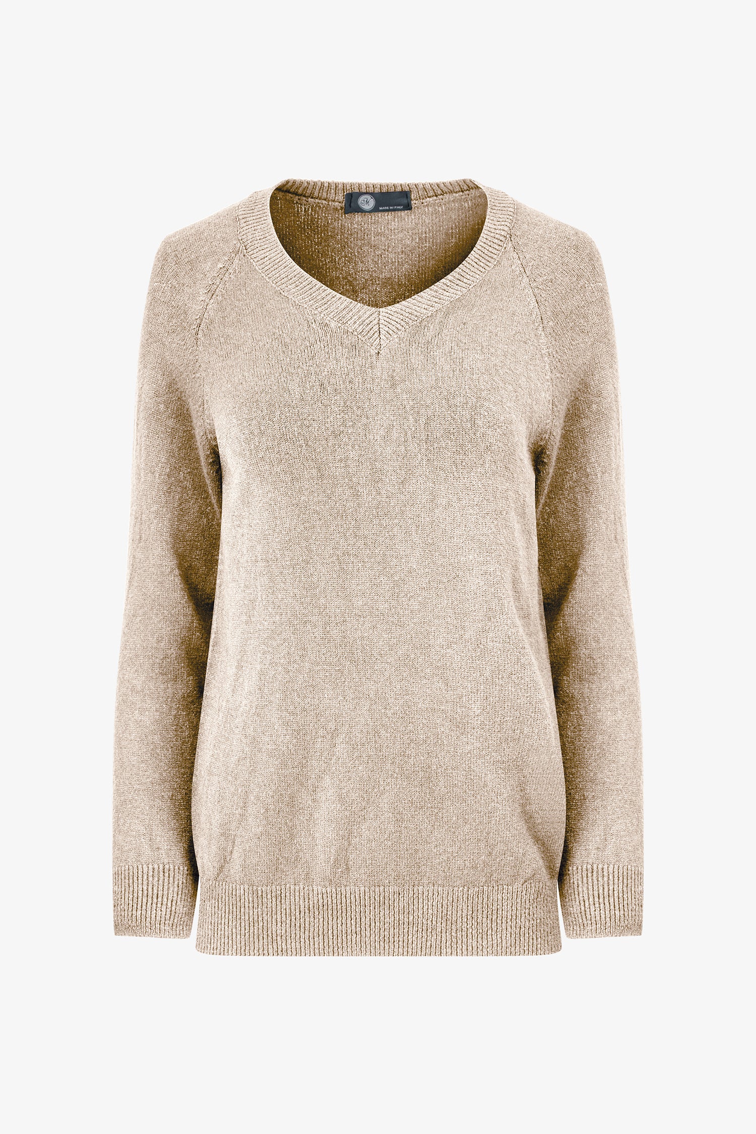 V-Neck Knit Sweater