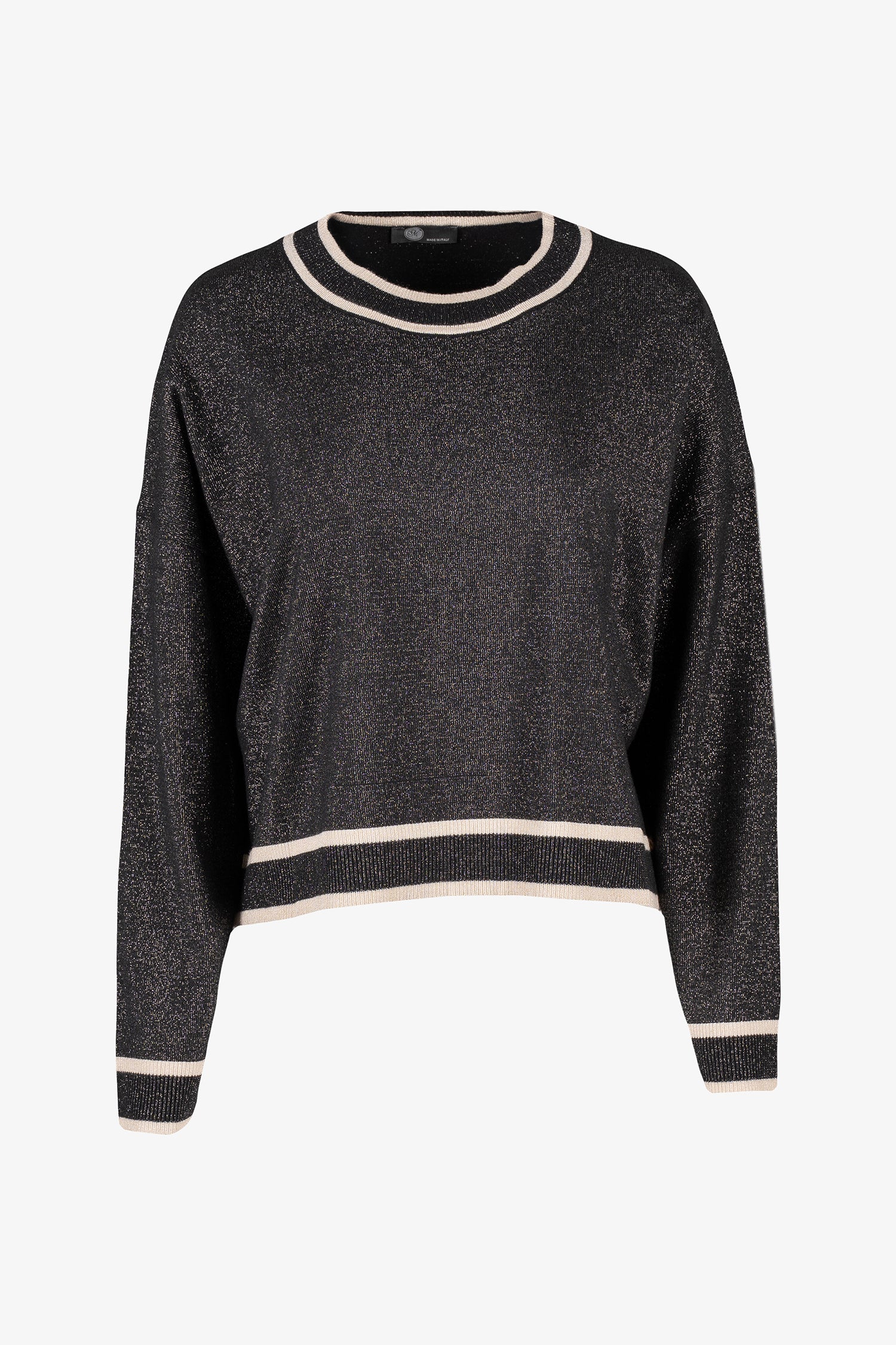 Metallic Trim Sweater