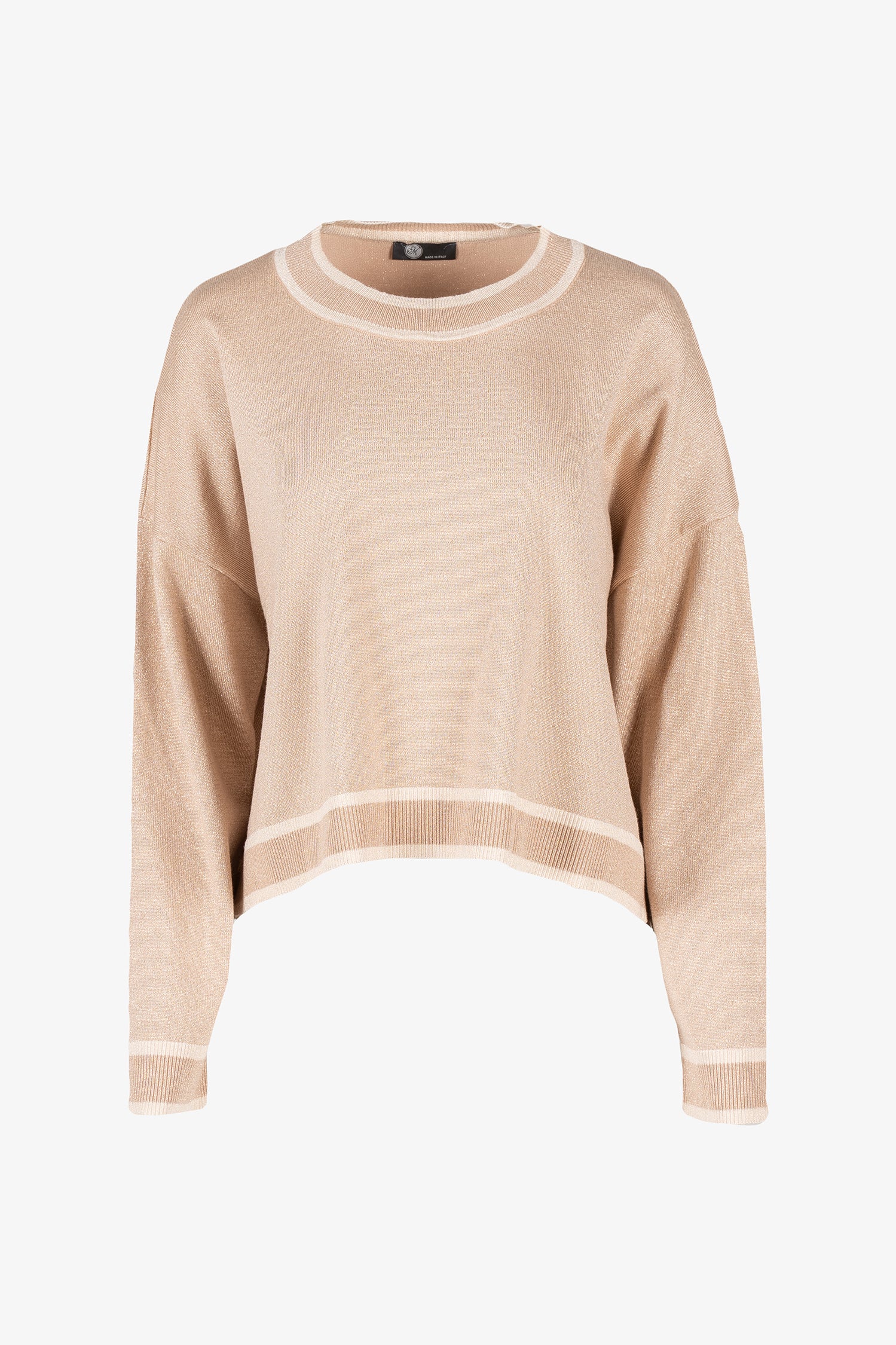 Metallic Trim Sweater